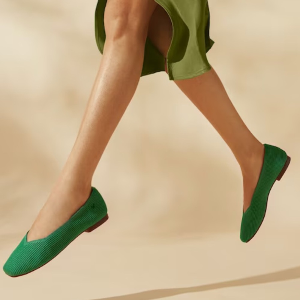 Green Women's Flats